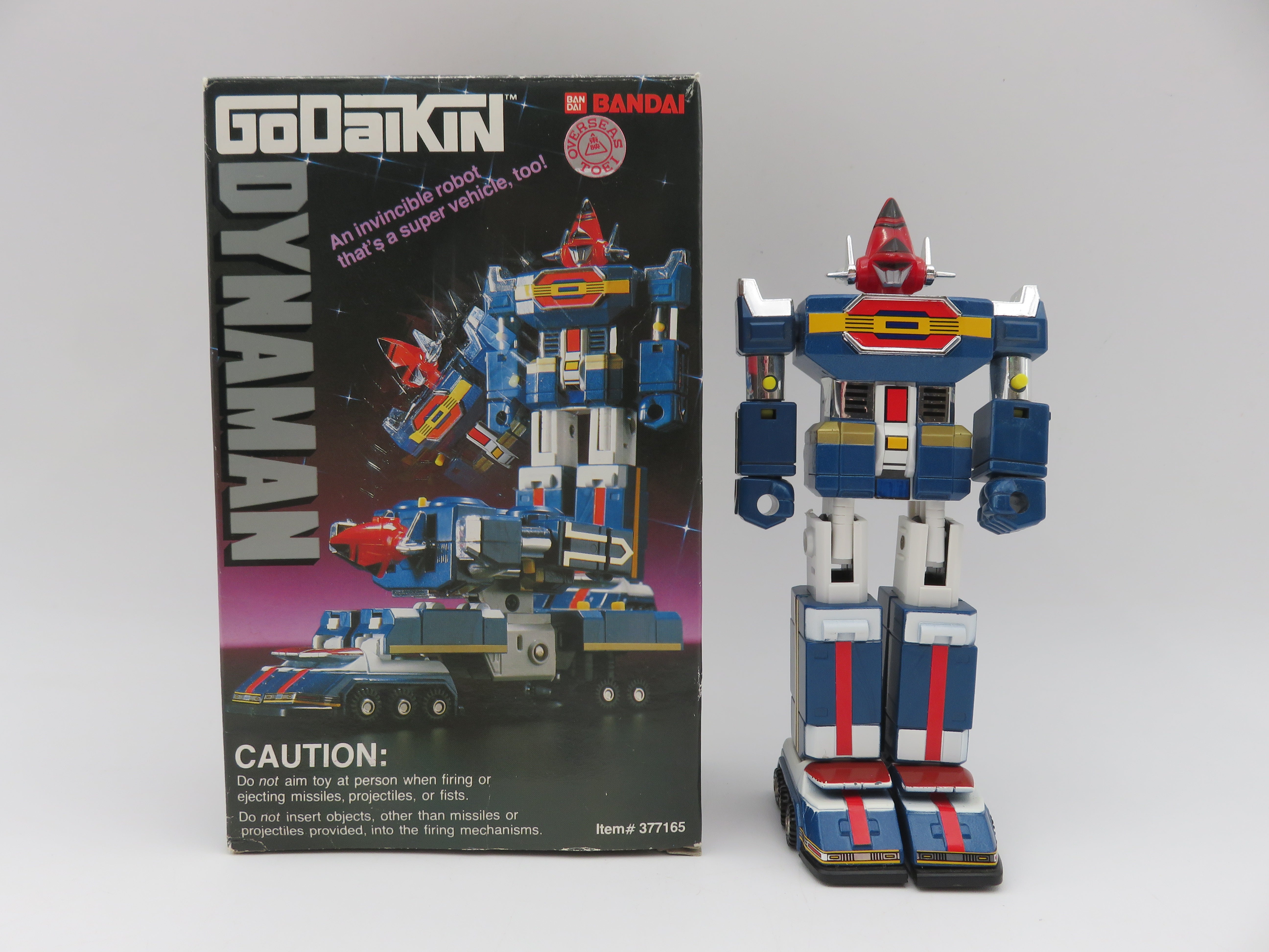 GODAIKIN Dynaman Diecast Figure - Bandai (1984) Vintage Japanese Toei Mecha Robot